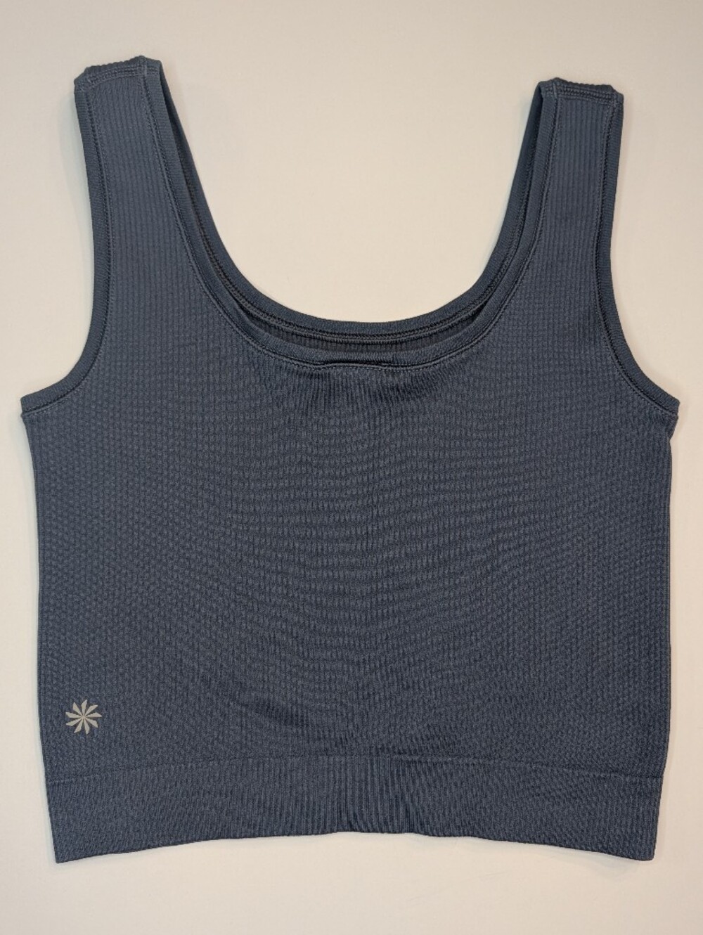 Athleta Girl Ribbed Tank Top in Slate Blue Medium